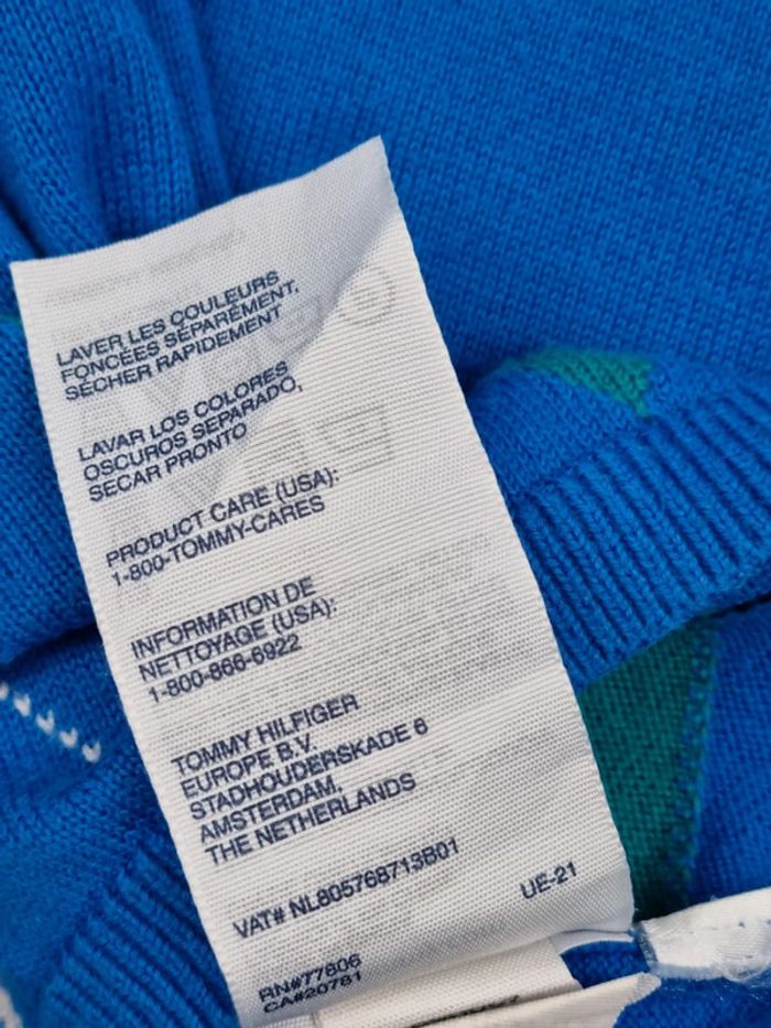 Pull col V à losanges Tommy Hilfiger L Femmes - photo numéro 8