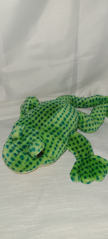 Peluche vintage grenouille tachetée Dakin 1988