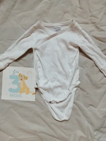 Body manches longues simple croisé