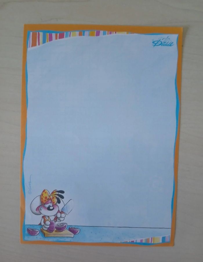 Diddl - Feuille A6 neuve - 0,20€
