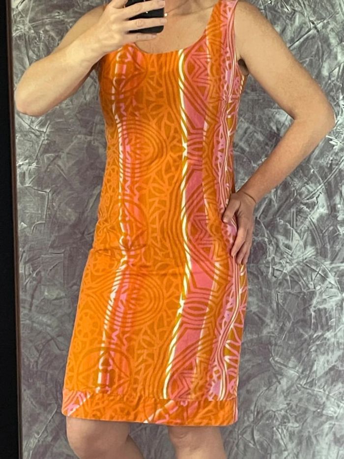 Superbe robe été chic orange - photo numéro 2