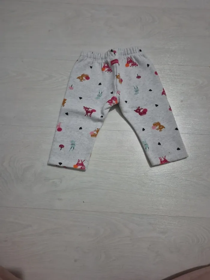 Legging molletonné motif Rennes 6M - photo numéro 4
