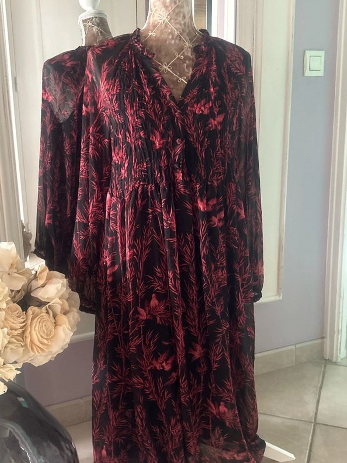 Robe longue Mango S à motifs - photo numéro 8