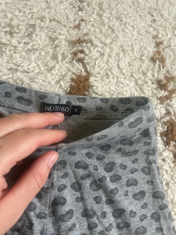 Legging léopard gris - photo numéro 2