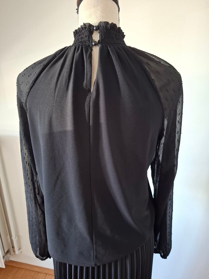 Blouse noire , chemise, manches longues Morgan - photo numéro 5