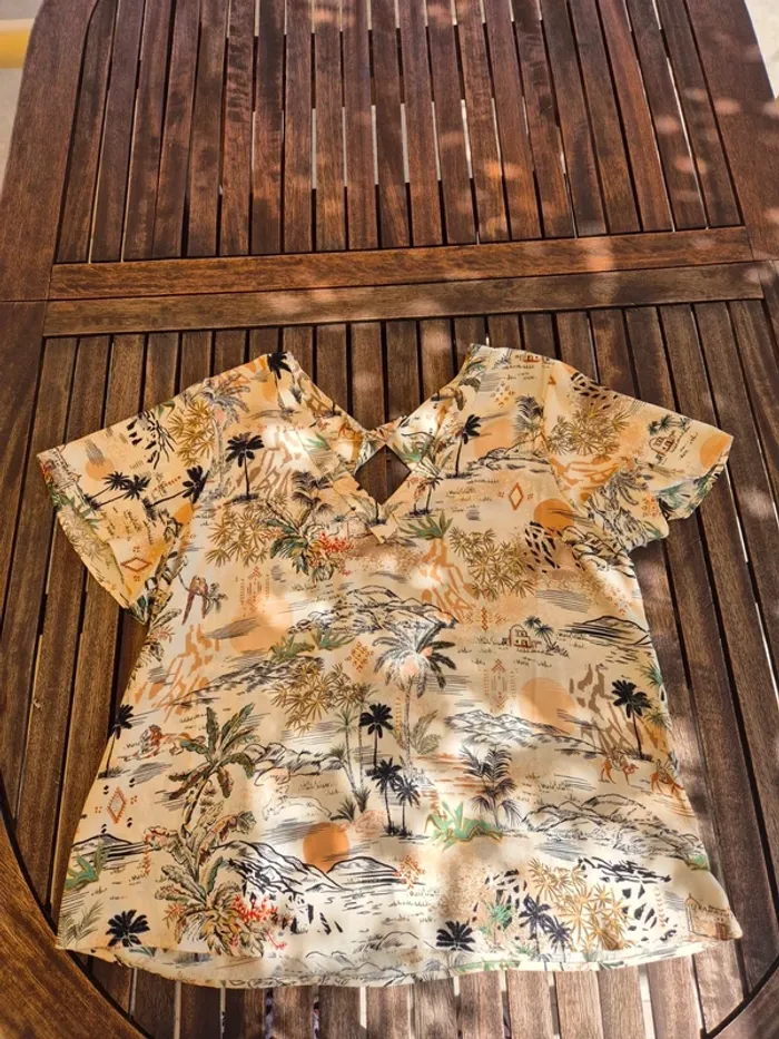 Blouse Cache Cache manches courtes T.42 - photo numéro 3
