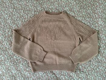 Pull manche ballon LaHalle vieux rose neuf S