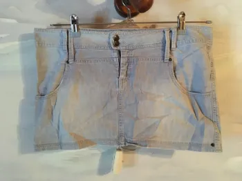 Mini jupe en jean @
