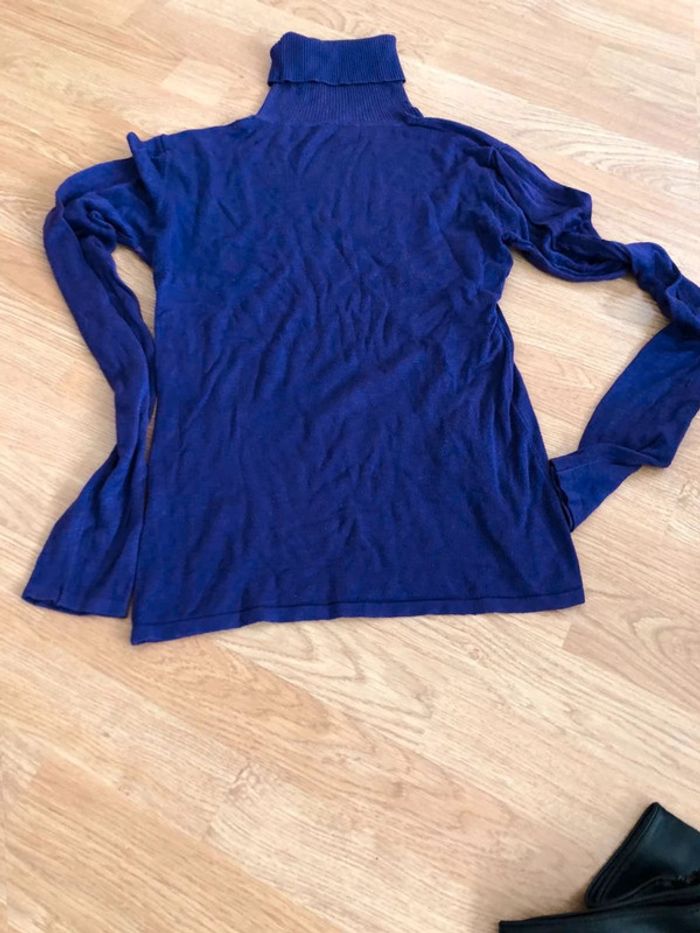Pull  col  roulé  vintage - photo numéro 2