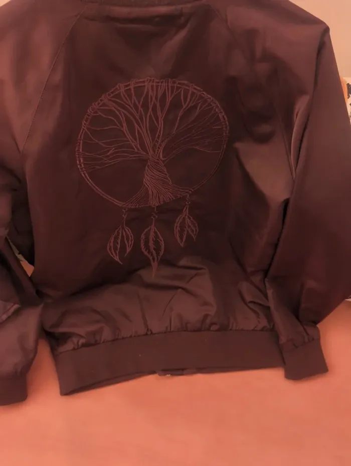 Bomber long bordeaux - photo numéro 4