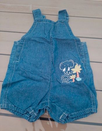 Ensemble salopette short