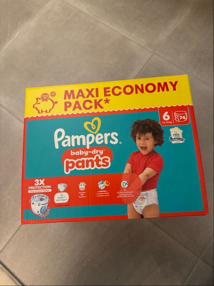 🍼 Couches Pampers Taille 6 – Neuf 🍼