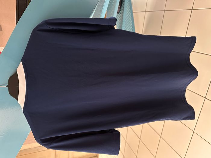 Tee shirt adidas taille 36 bleu et blanc NEUF avec étiquette - photo numéro 3