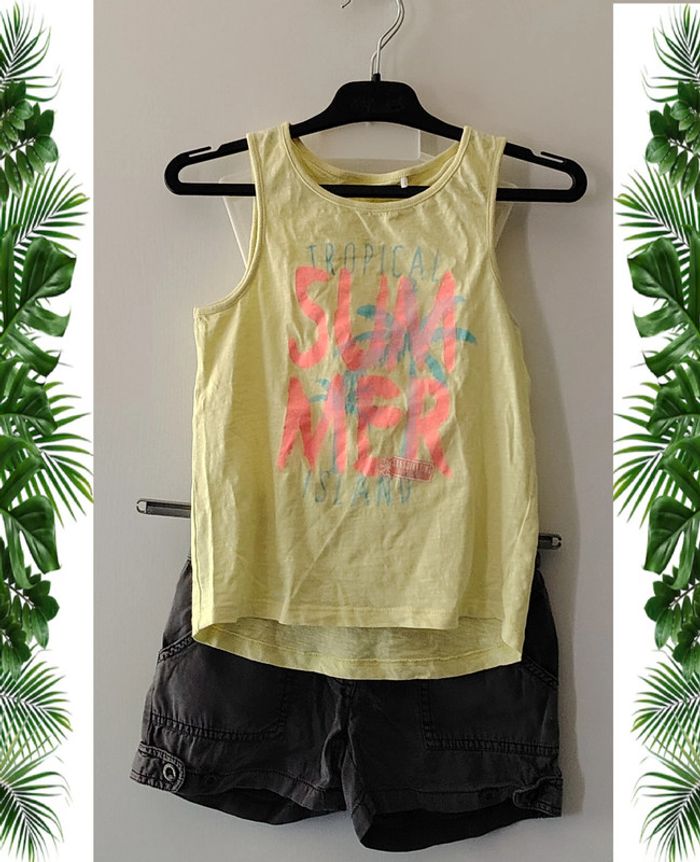 Ensemble jaune / gris foncé 8 ans orchestra