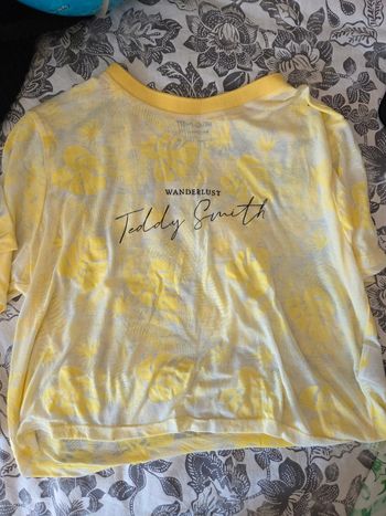 T shirt fleuri ete femme teddy smith taille s