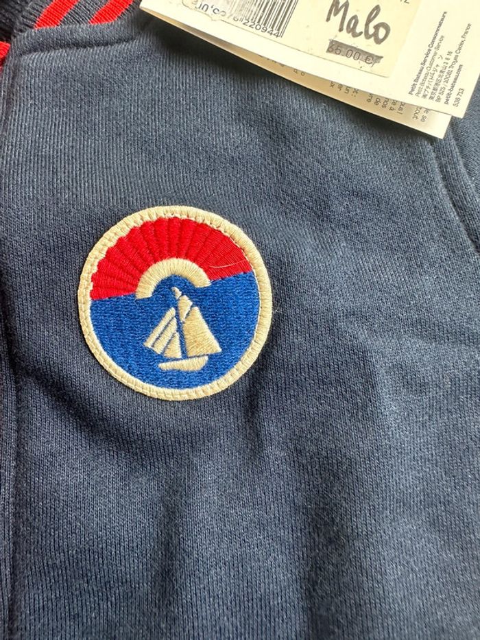 Teddy en jersey épais petit bateau taille 3 ans - photo numéro 2