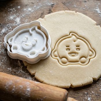 Emporte-pièce inspiré de Shooky BT21 - Découpoir Biscuit Sablé Pâte à Sucre