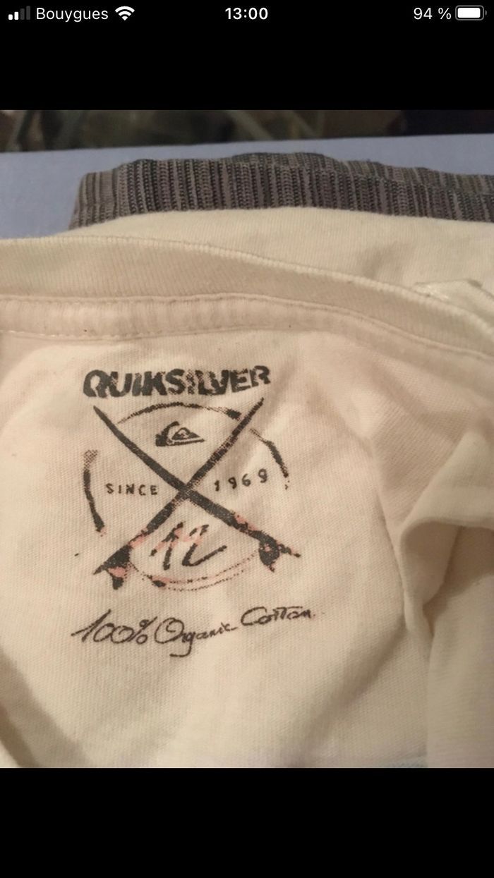 Ensemble pantalon TCF et tshirt Quicksilver garçon 12 ans + cadeau - photo numéro 6