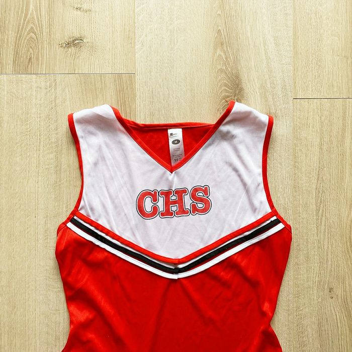 Smiffys Tenue de Pom-Pom Girl Femme Exclusive US Cheerleaders Sportwear Rouge (Taille M) - photo numéro 4