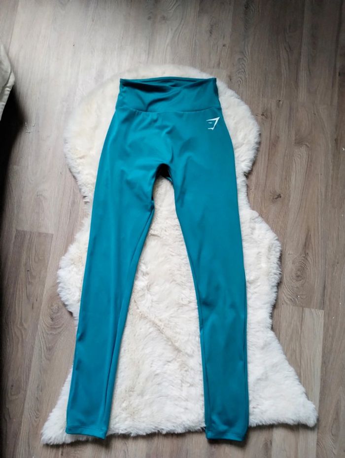 Gymshark legging turquoise taille S - photo numéro 4