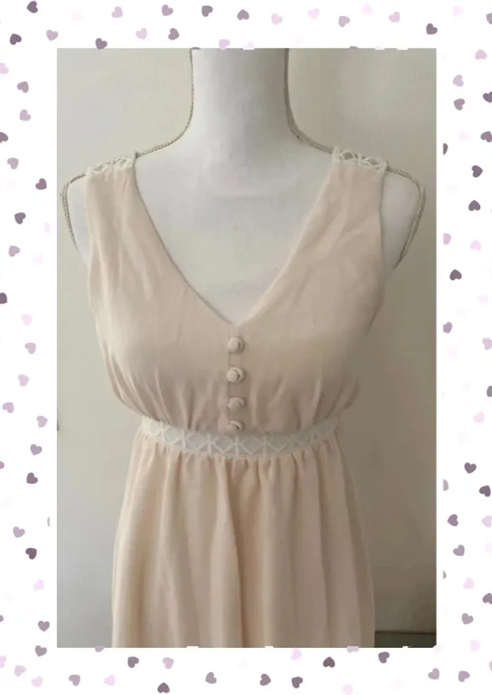 Nafnaf Robe Fluide Rose Pale Taille 36/S - photo numéro 2