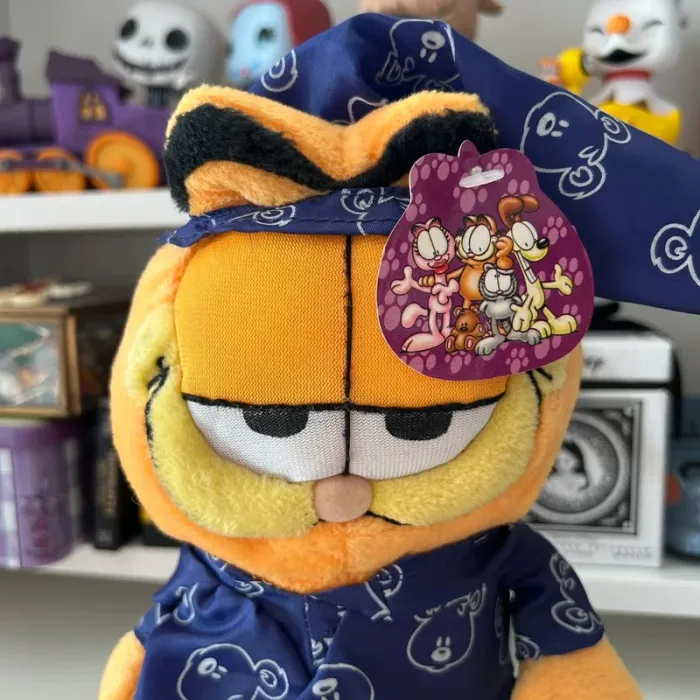Peluche garfield en pyjama - photo numéro 2
