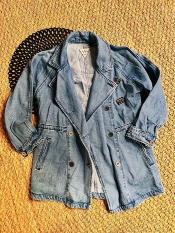 Veste mi longue jean ikks