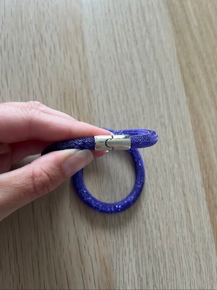 Bracelet violet Swarovski - photo numéro 2