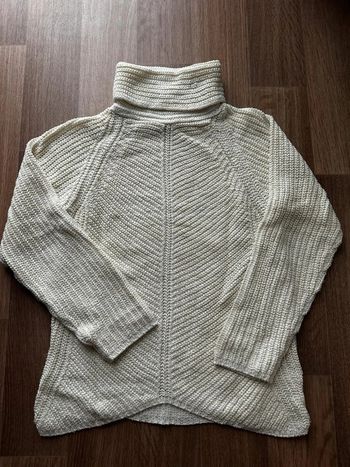 Joli pull beige et filament doré beckaro