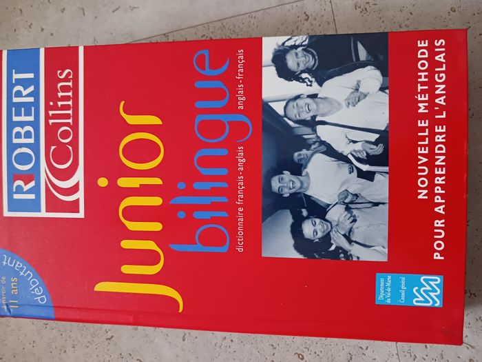 Dictionnaire Junior bilingueFrançais-Anglais Robert Collins