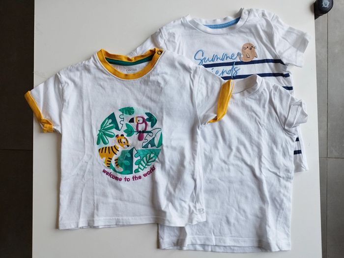 Lot tee-shirt bébé garçon - photo numéro 2