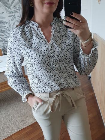 Blouse fluide fleurie Annecy Taille S