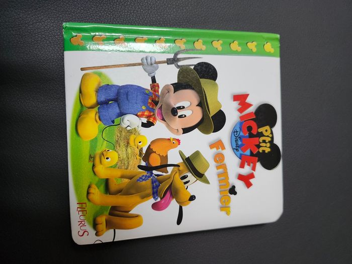 Livre enfant p'tit mickey disney fermier