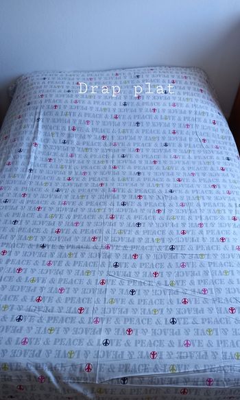 Parure de lit une personne " La Redoute " 3 pièces. 