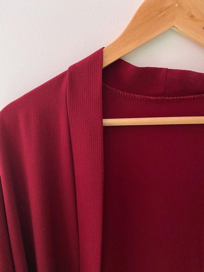 Blouse bordeaux - photo numéro 2