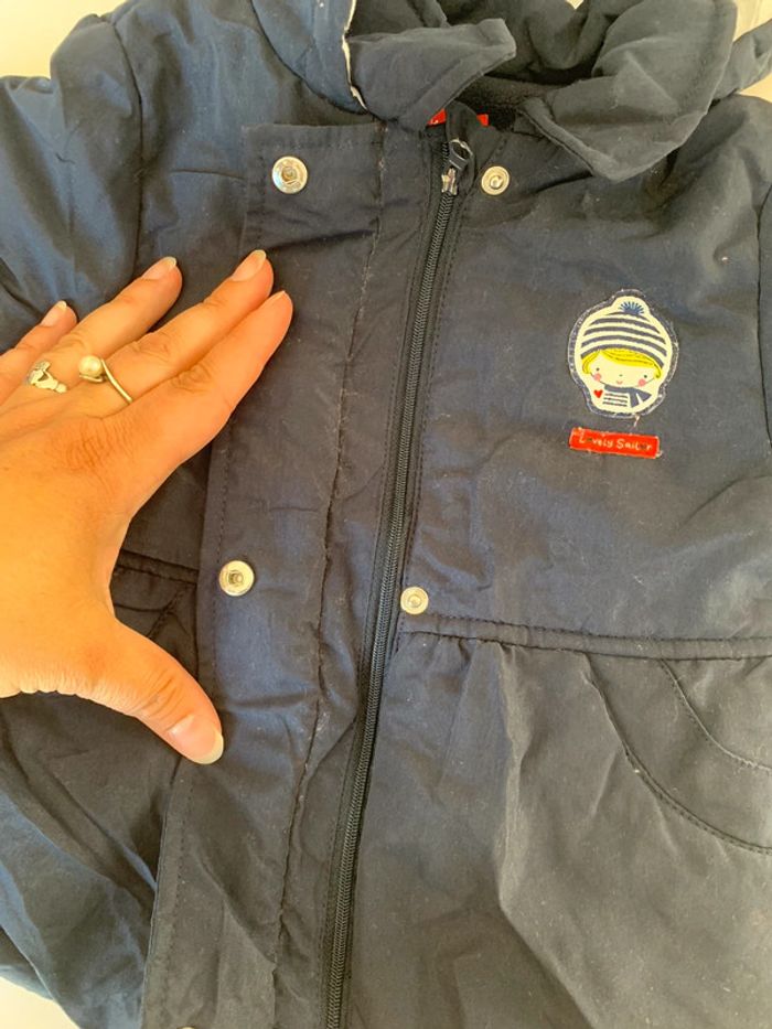 Manteau marine 24 mois - photo numéro 4
