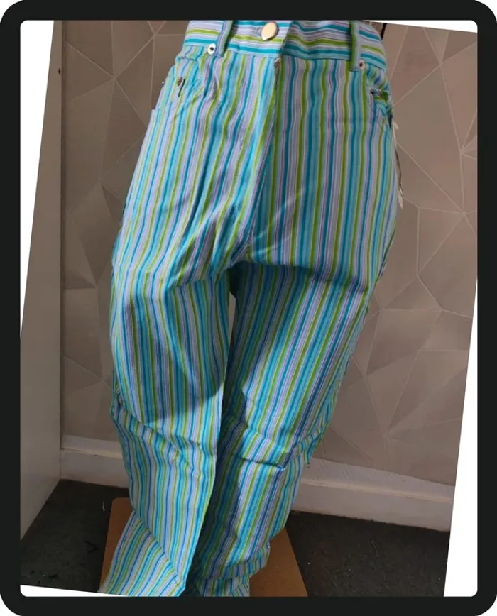 Pantalon a rayures