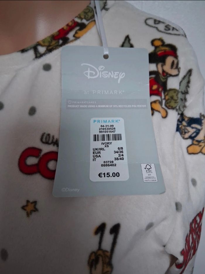 Haut de pyjama femme taille XS 34/36 - photo numéro 2