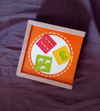 Jeu en bois pour apprendre a compter