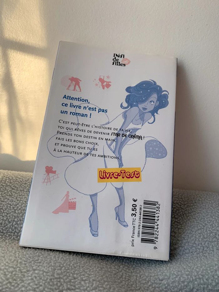 À toi de devenir star de cinéma livre tests jeu 🎰 énigmes - photo numéro 2