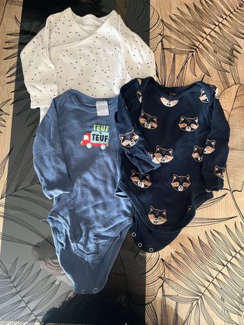 Lot de 3 bodies