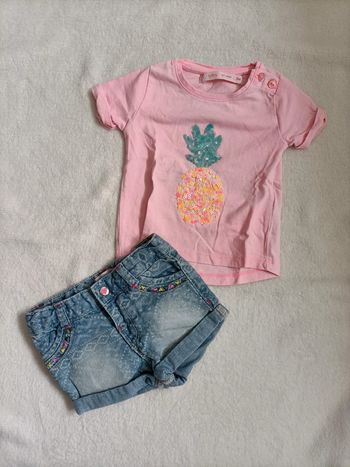 Ensemble fille été 3 mois