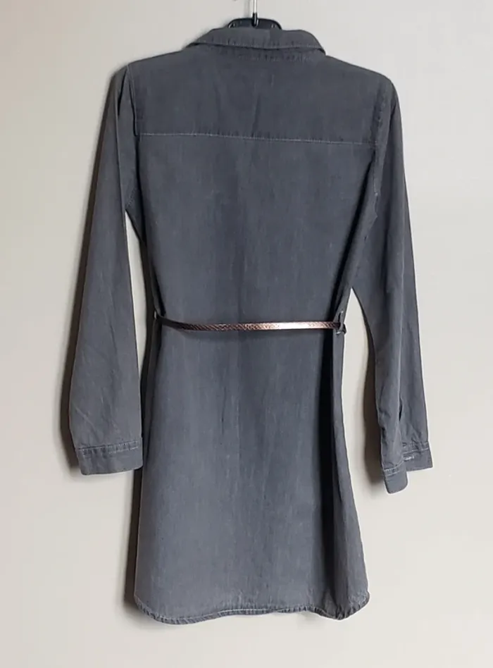 Tunique grise avec ceinture In Extenso taille 10 ans - photo numéro 3