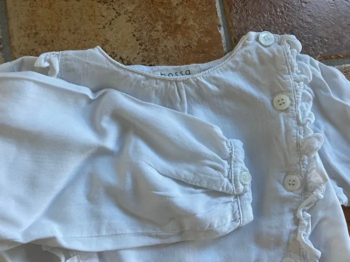 Blouse blanche 4 ans - photo numéro 3