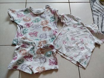 Ensemble fille 6-9 mois