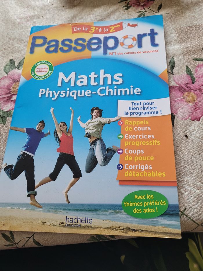 Passeport maths physique chimie 3e à la 2de