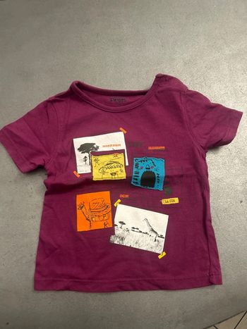 Tee shirt à pressions