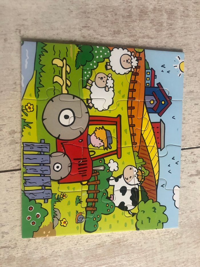 Jeu éducatif en bois - puzzle - photo numéro 5