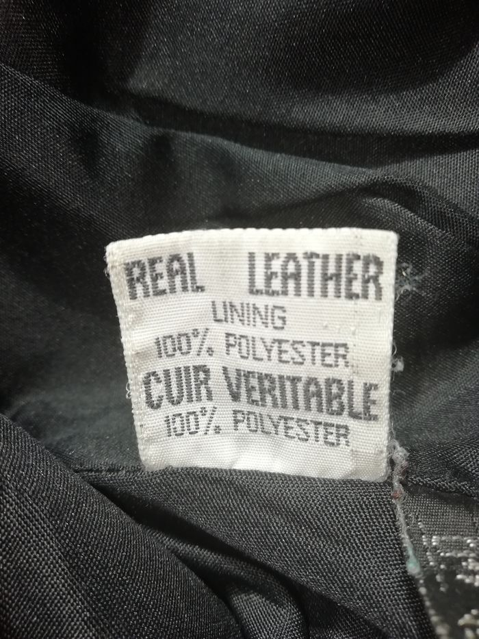 Veste cuir femme noire taille 40 /42 - photo numéro 5