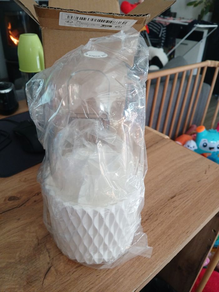 RANGEMENT PINCEAUX DE MAQUILLAGE BLANC